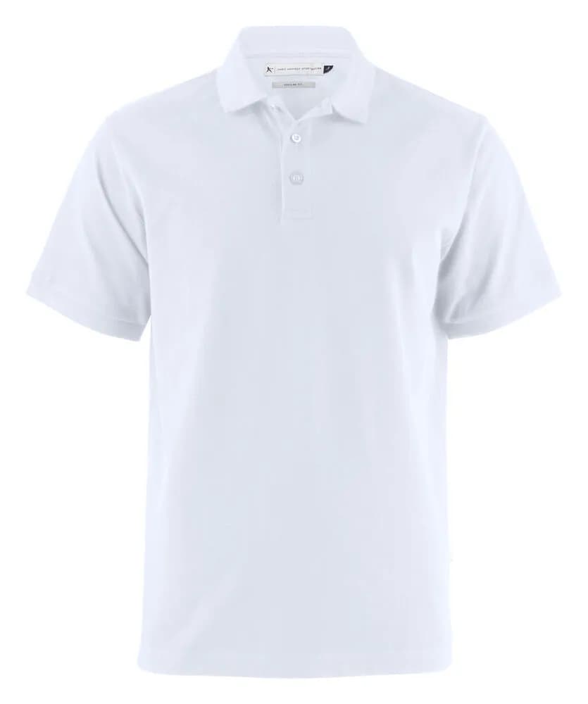 Neptune Polo Pique Regular Fit Herren - Weiß