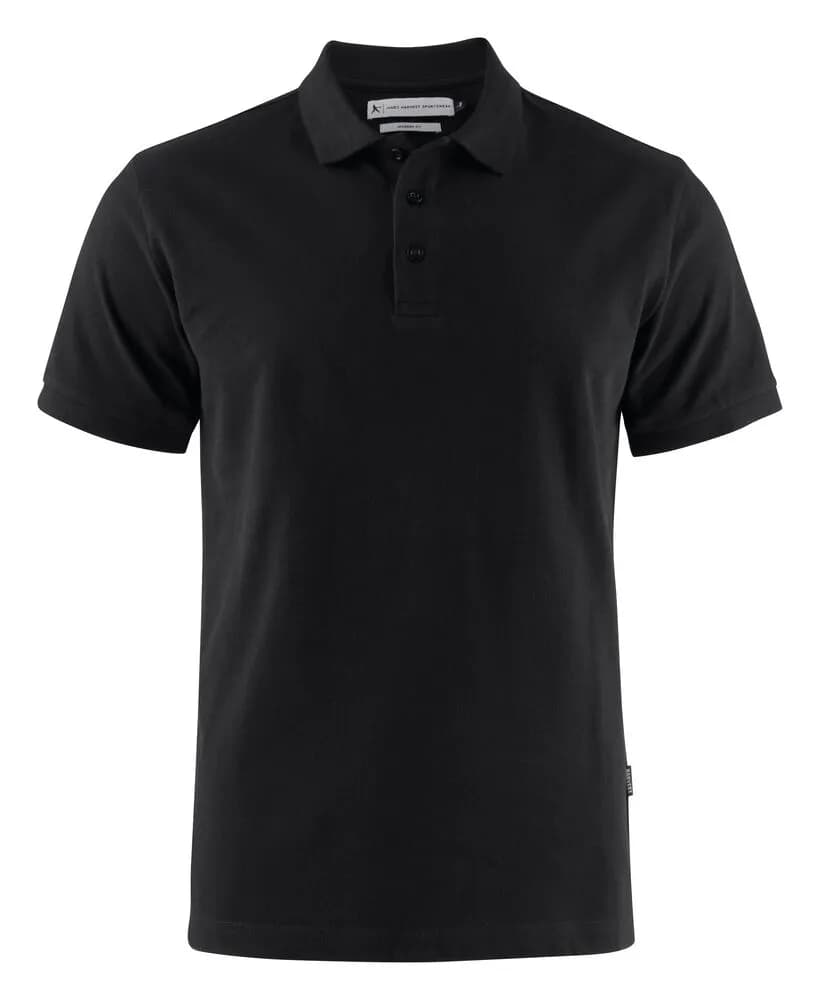 Neptune Modern Polo Pique Slim Fit Herren - Schwarz