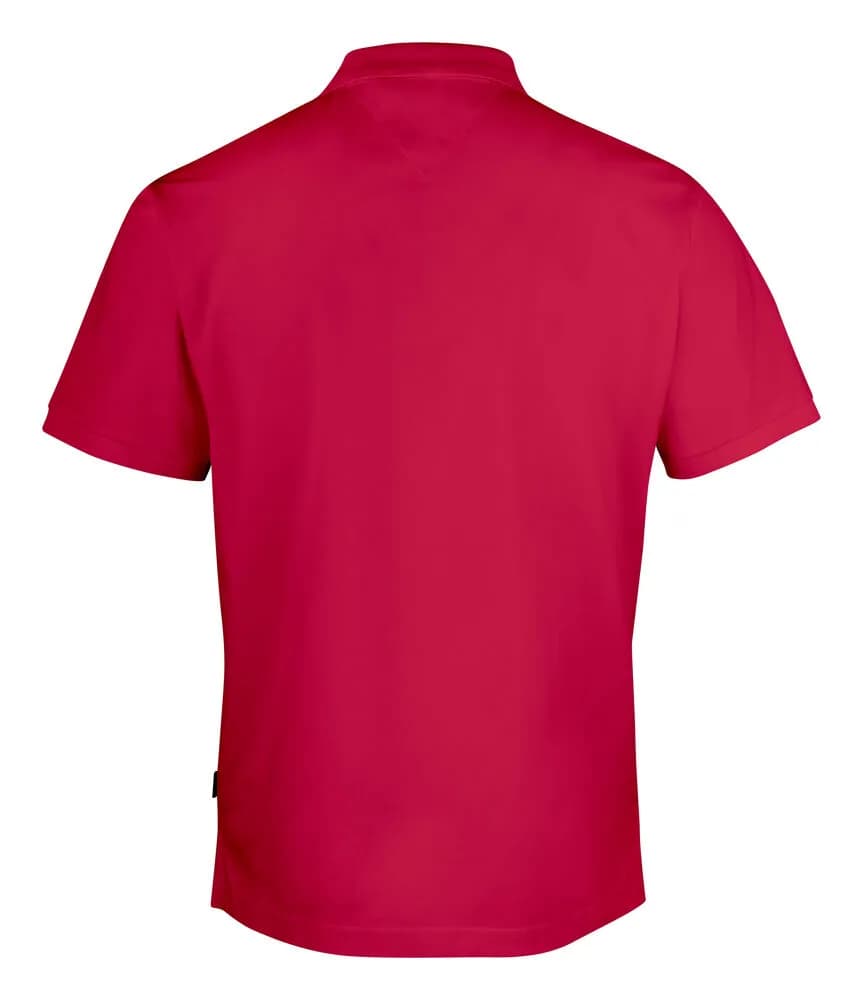 Sunset  Polo Pique Regular Fit Herren - Rot