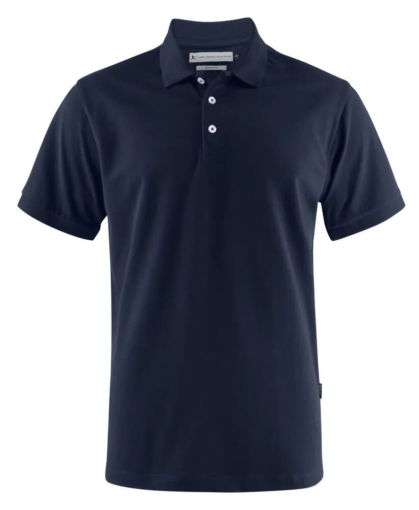 Sunset  Polo Pique Regular Fit Herren - Marine
