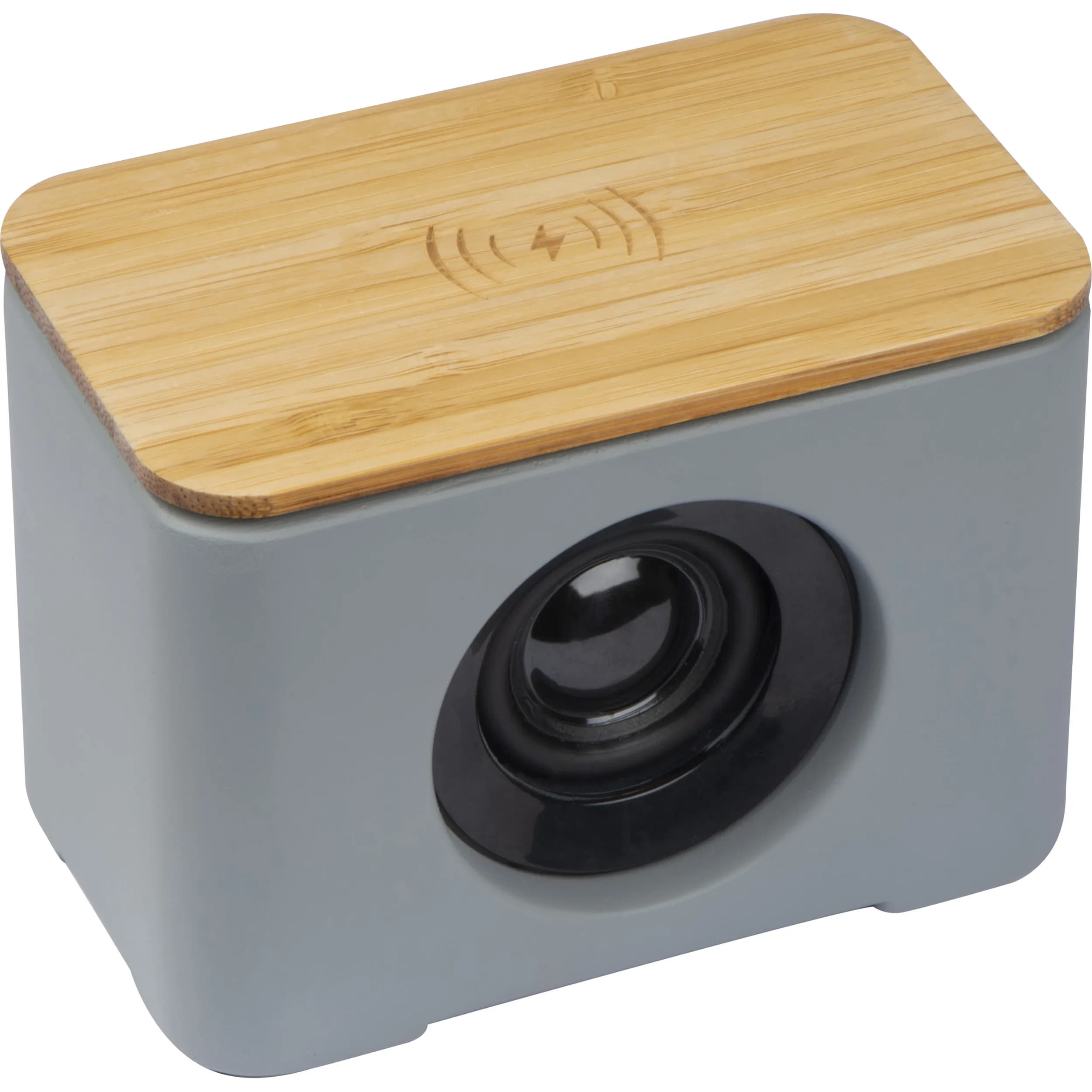Bluetooth Lautsprecher mit integriertem Wireless Charger PILAR - grau