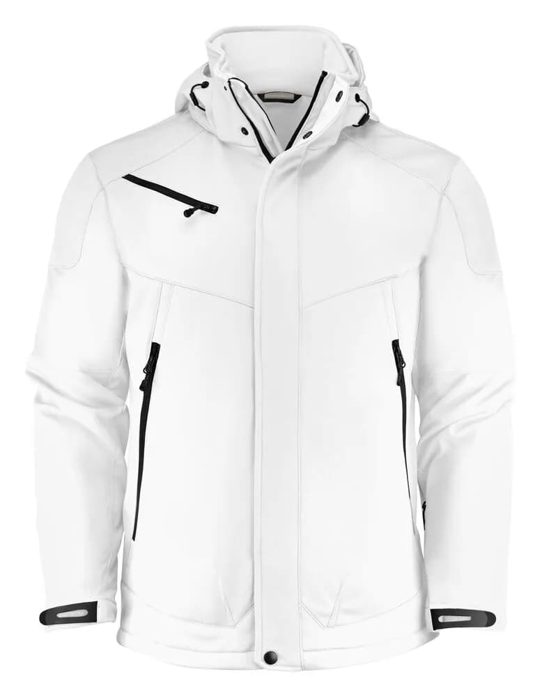 Skeleton Softshell Jacke Herren - Weiß