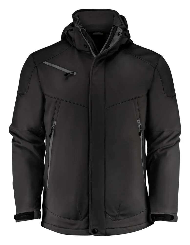 Skeleton Softshell Jacke Herren - Schwarz