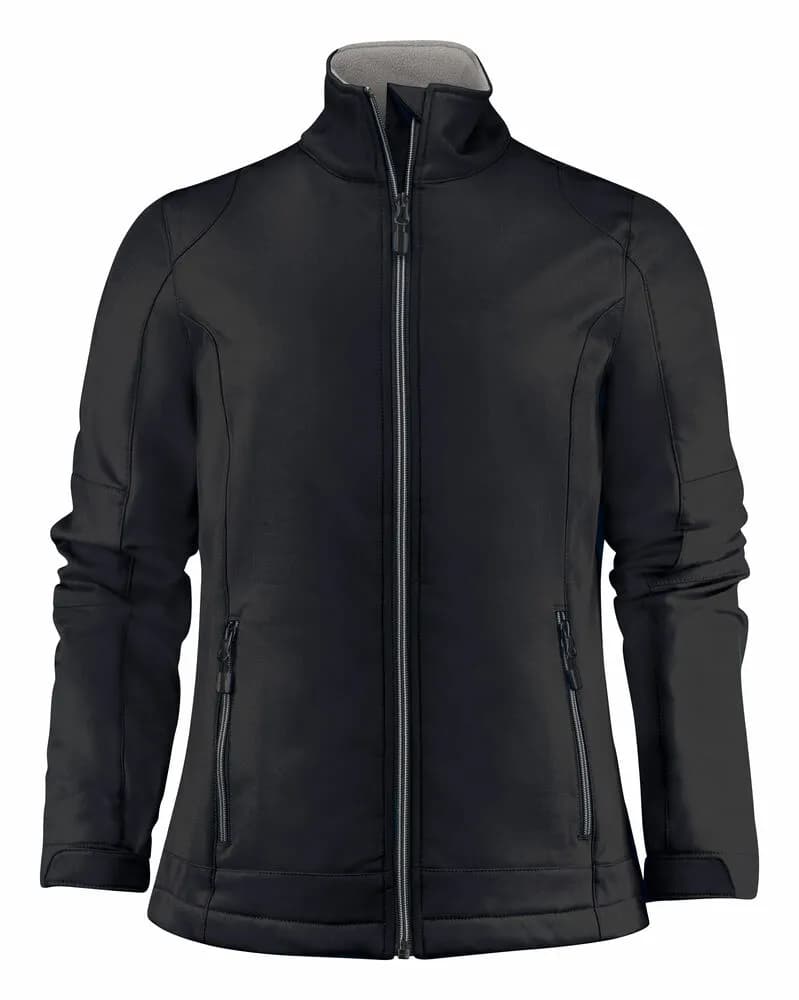 Trial Softshell Jacke Damen - Schwarz