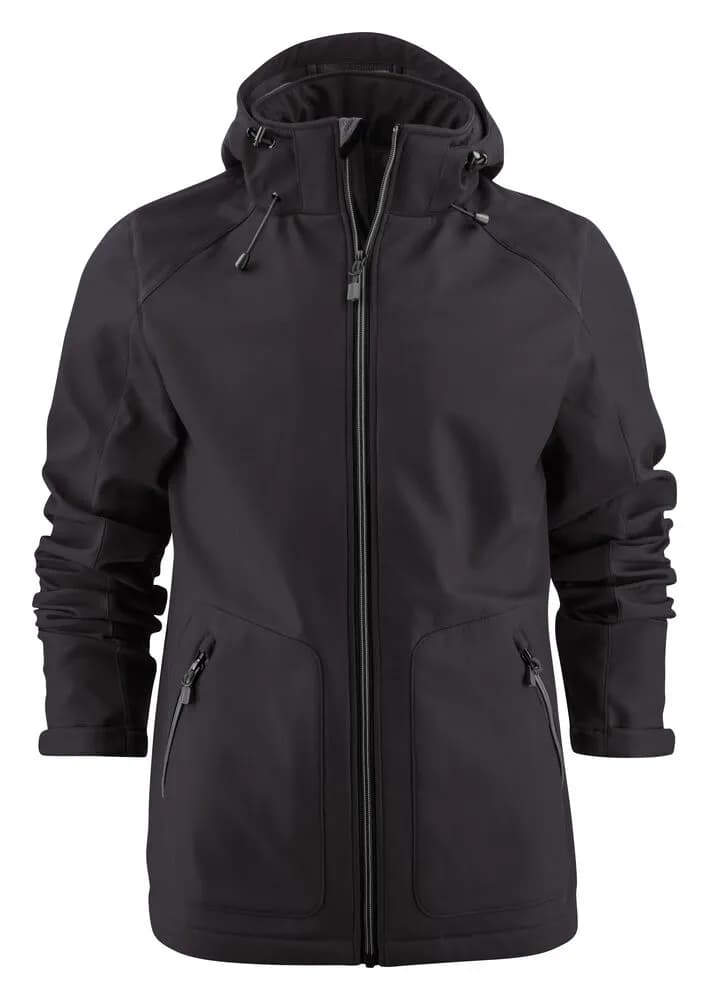 Karting Softshell Jacke Herren - Schwarz