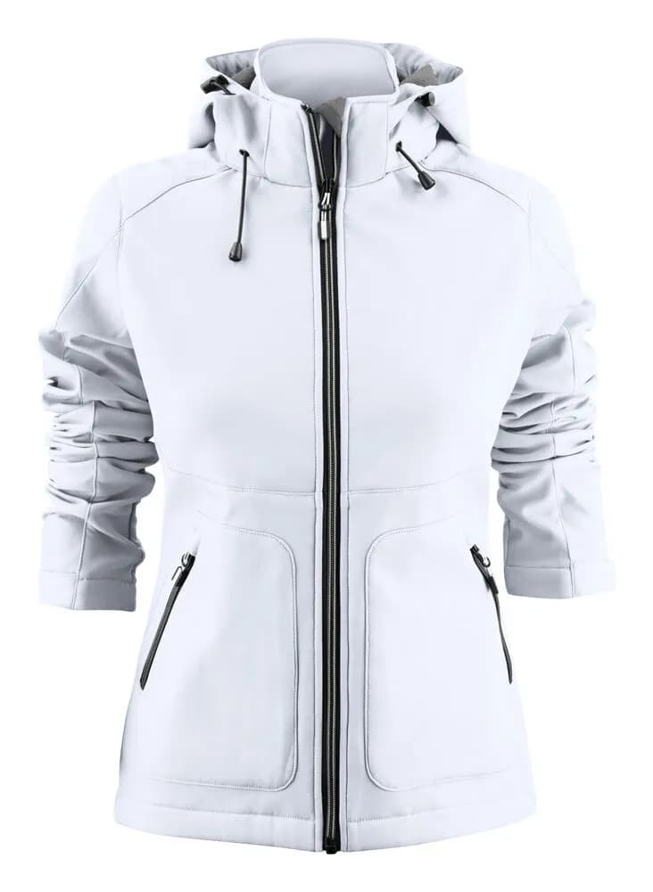Karting Softshell Jacke Damen - Weiß