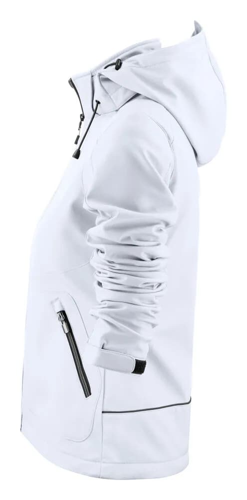 Karting Softshell Jacke Damen - Weiß