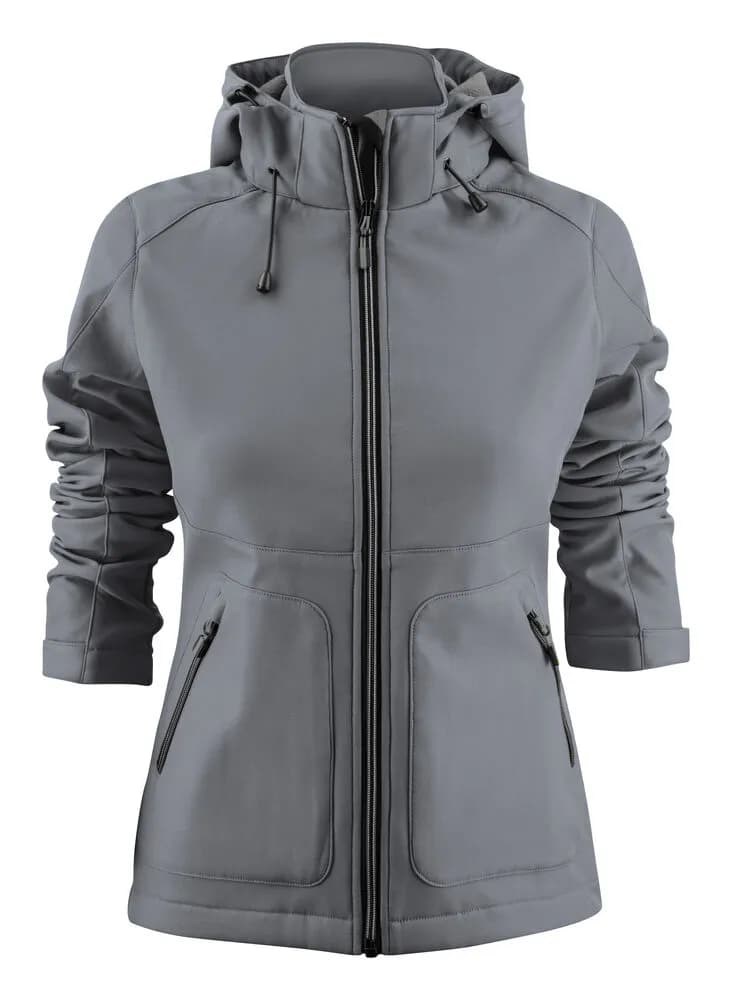 Karting Softshell Jacke Damen - Grau