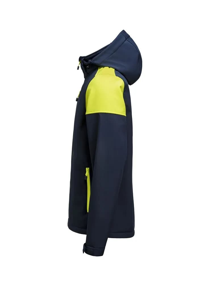 Prime Softshell Jacke Herren - Marine/Neongelb