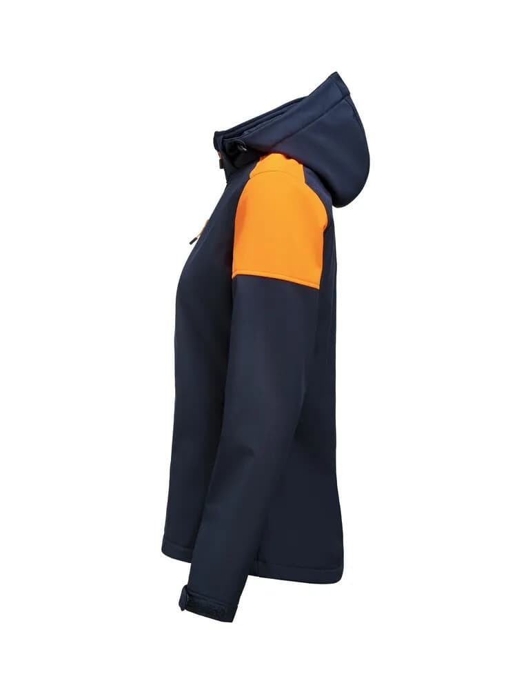 Prime  Softshell Jacke Damen - Marine/Neonorange