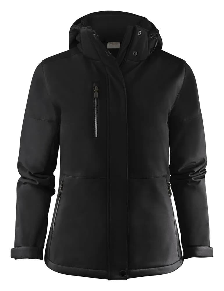 Overlanding Softshell Jacke Damen - Schwarz