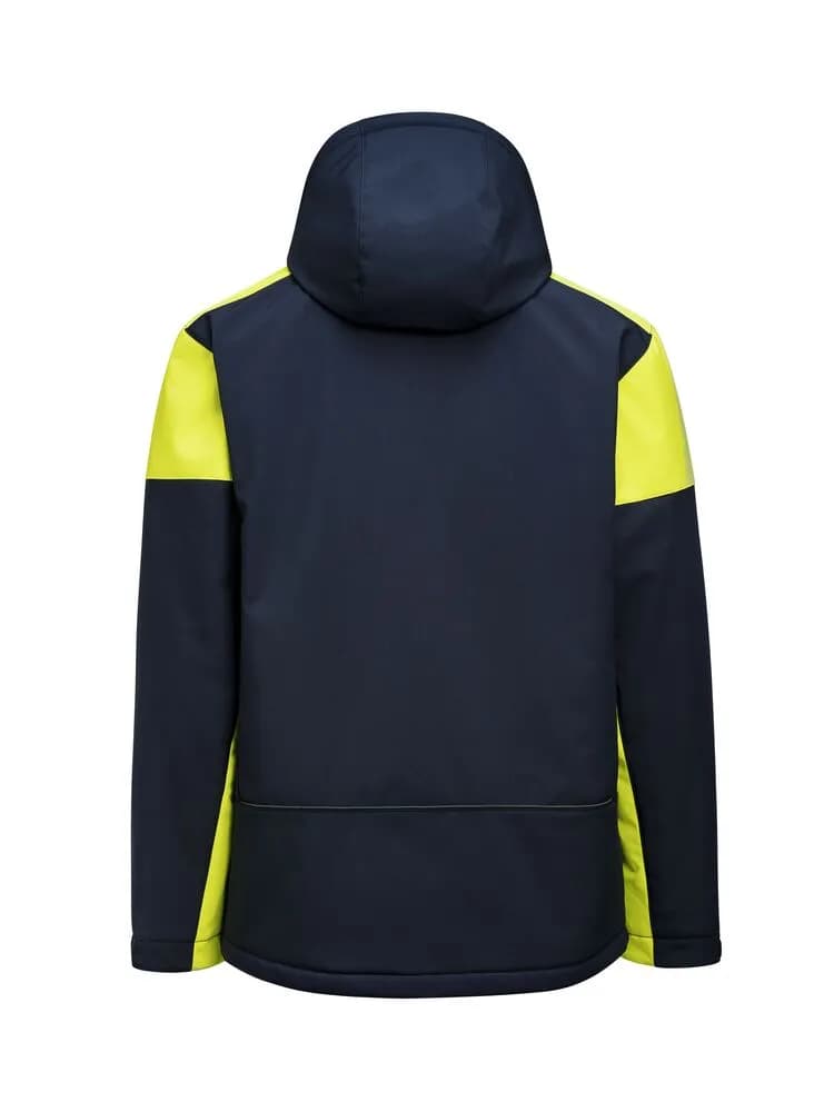 Prime Padded Softshell Jacke Herren - Marine/Neongelb