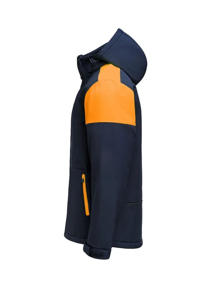 Prime Padded Softshell Jacke Herren - Marine/Neonorange