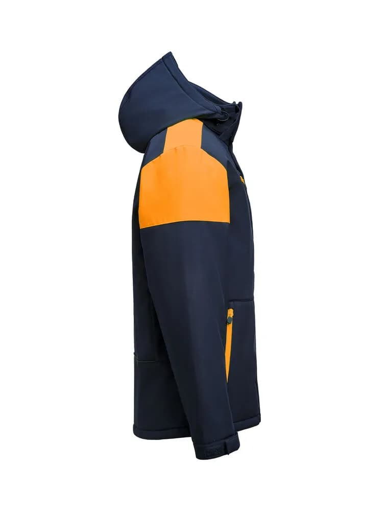 Prime Padded Softshell Jacke Herren - Marine/Neonorange