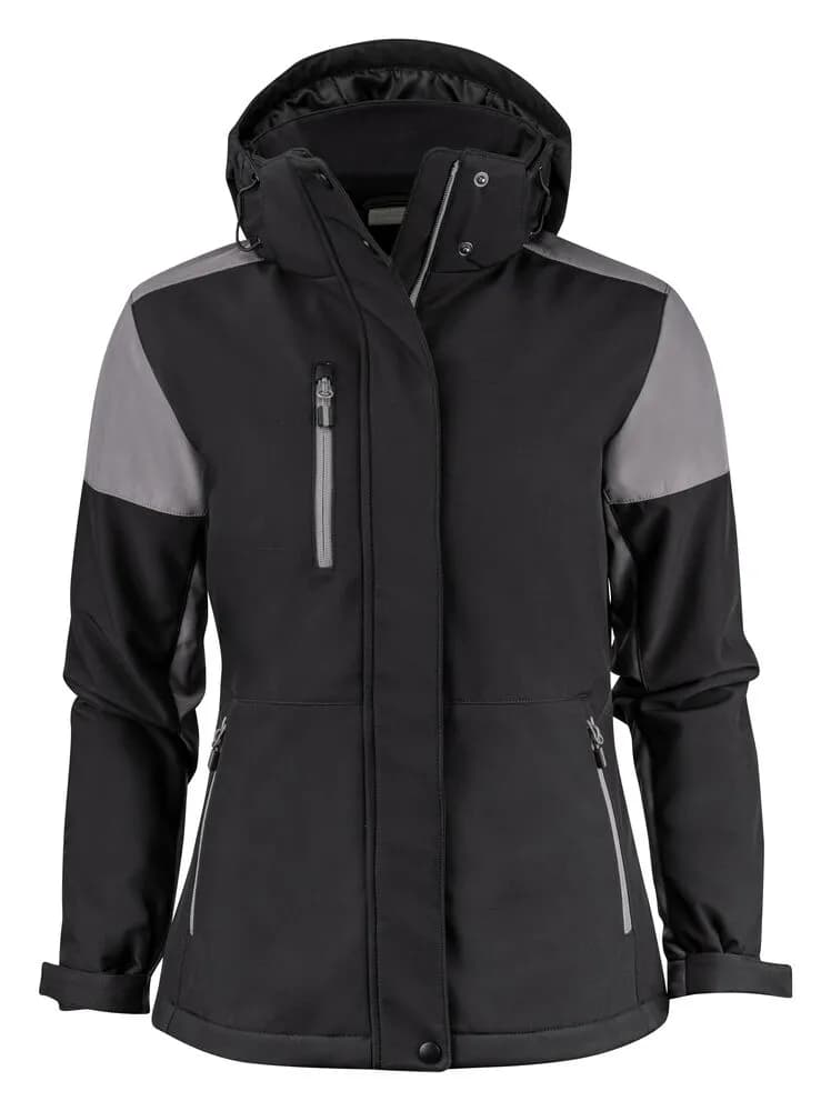 Prime Padded Softshell Jacke Damen - Schwarz/Anthrazit