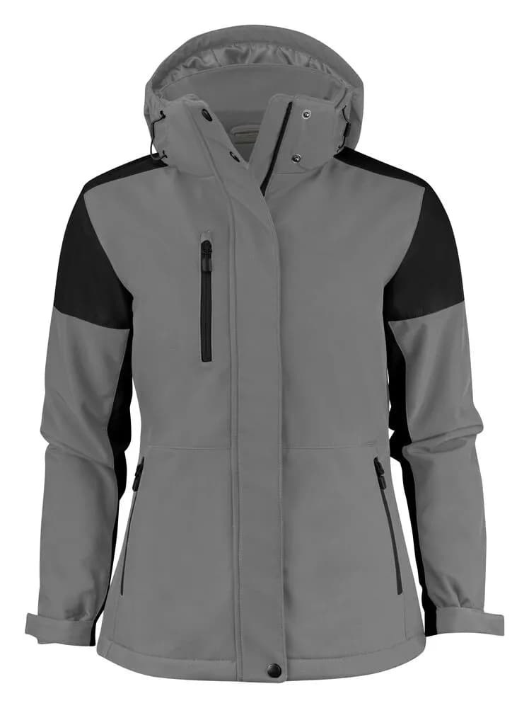 Prime Padded Softshell Jacke Damen - Anthrazit/Schwarz