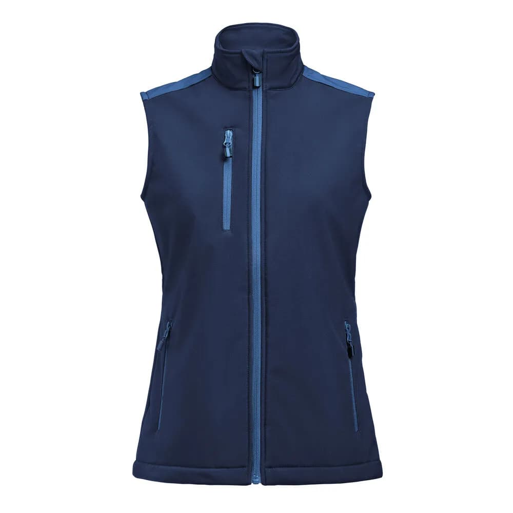 Prime Softshell  Weste Damen - Marine/Kobalt
