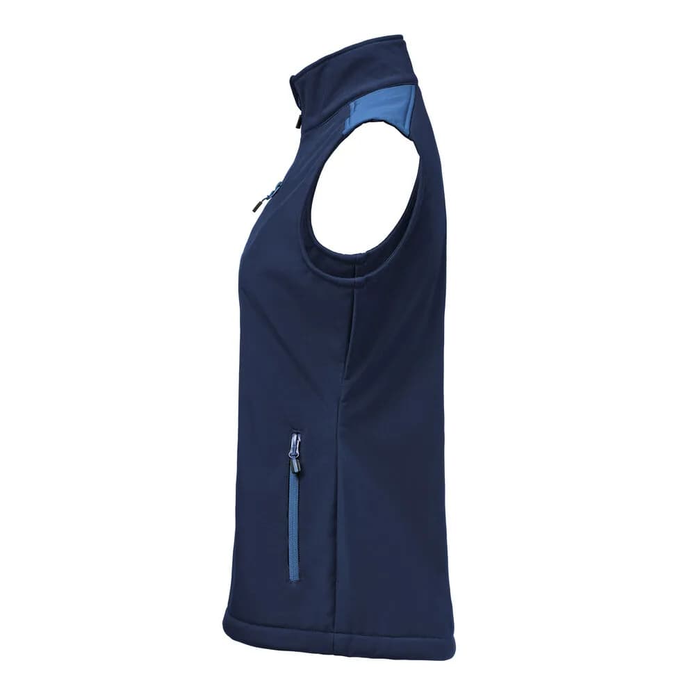 Prime Softshell  Weste Damen - Marine/Kobalt