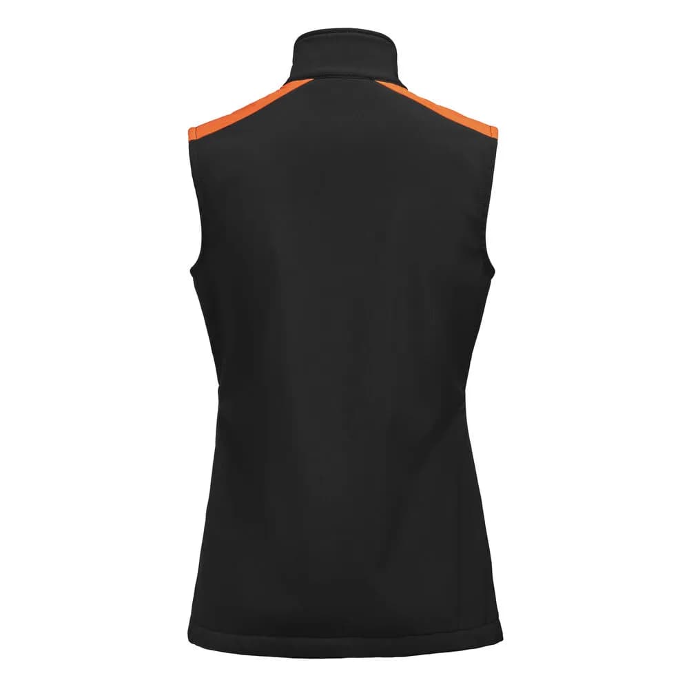 Prime Softshell Weste Damen - Schwarz/Orange