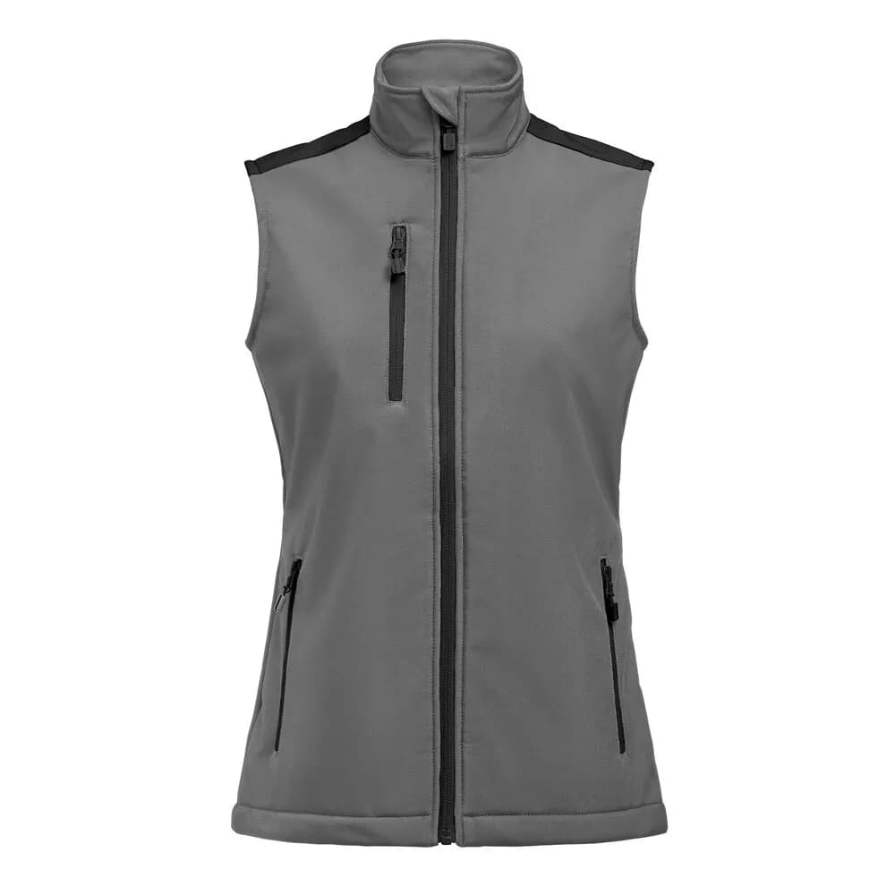 Prime Softshell Weste Damen - Anthrazit/Schwarz
