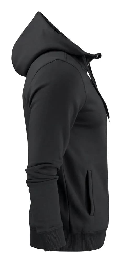 Overhead Pullover mit Reißverschluss Herren - Schwarz