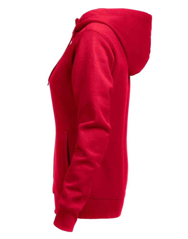 Overhead  Pullover mit Reißverschluss Damen - Rot