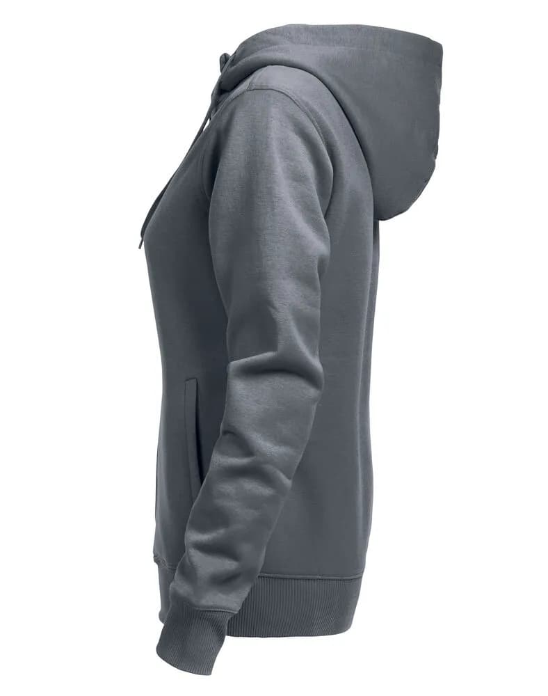 Overhead Pullover mit Reißverschluss Damen - Grau