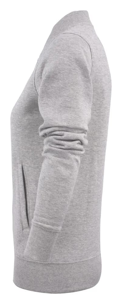 Javelin Pullover mit Reißverschluss Damen - Grau Meliert