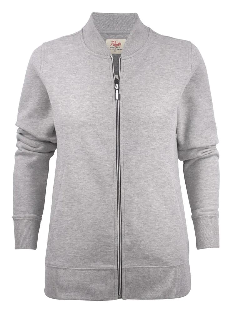 Javelin Pullover mit Reißverschluss Damen - Grau Meliert