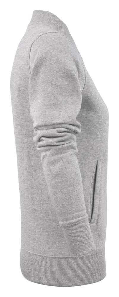 Javelin Pullover mit Reißverschluss Damen - Grau Meliert