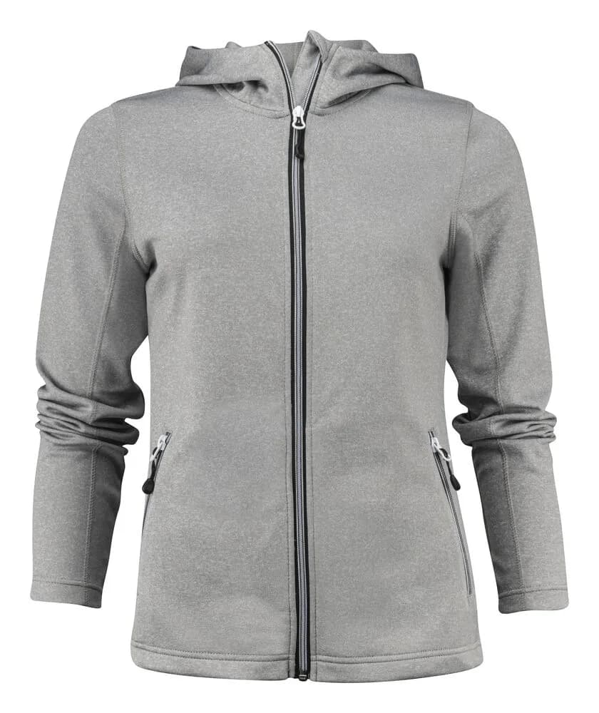 Layback Kapuzenjacke Damen - Grau Meliert