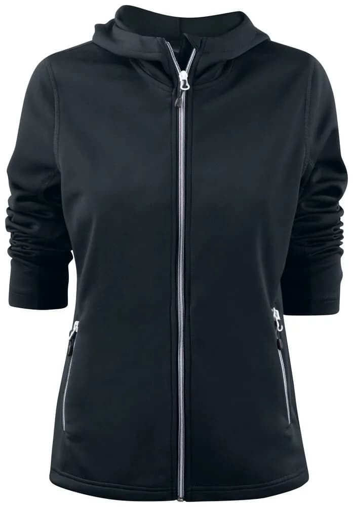 Layback Kapuzenjacke Damen - Schwarz