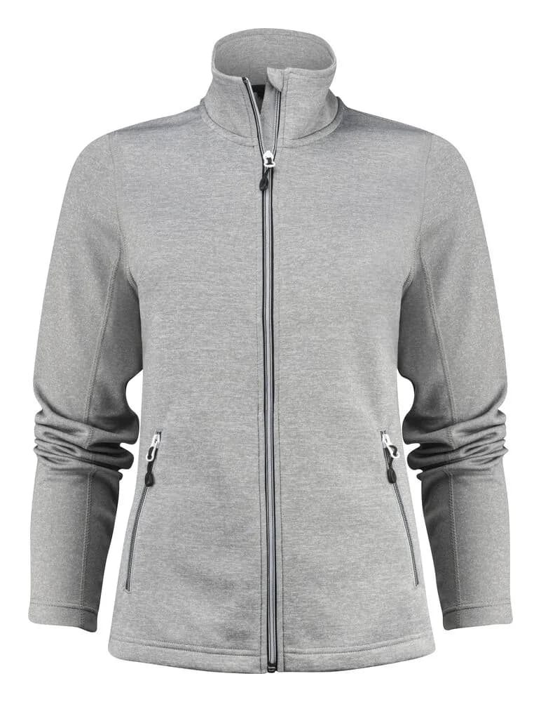 Powerslide Pullover mit Reißverschluss Damen - Grau Meliert
