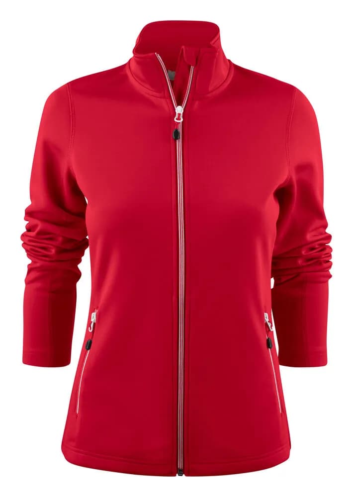 Powerslide Pullover mit Reißverschluss Damen - Rot