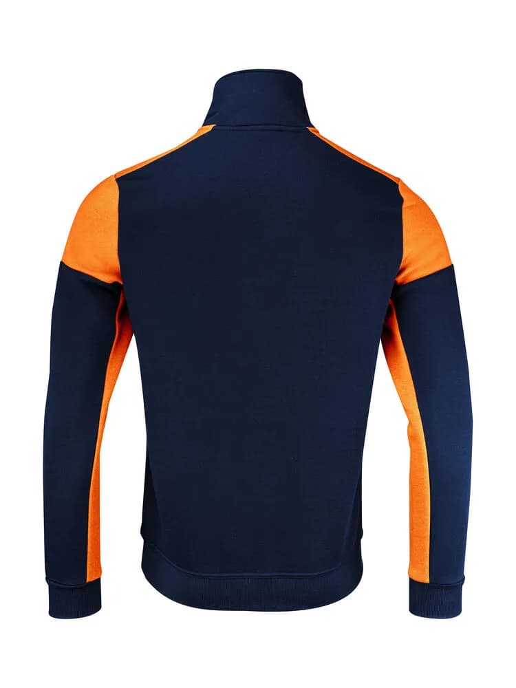 Prime  Halfzip Sweater Unisex - Marine/Neonorange