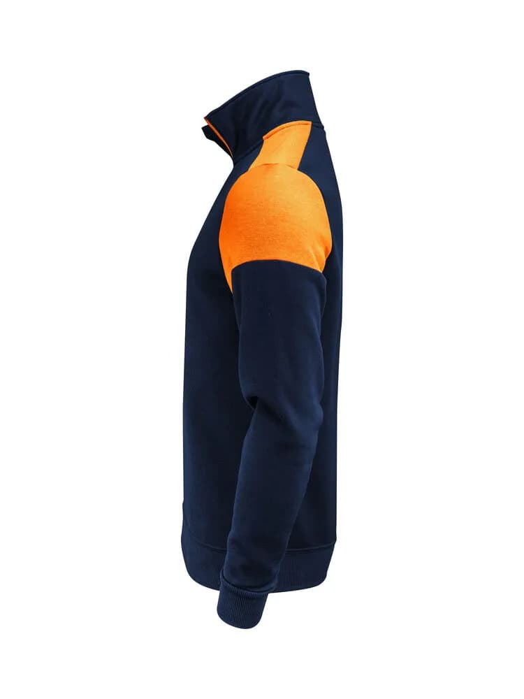 Prime  Halfzip Sweater Unisex - Marine/Neonorange