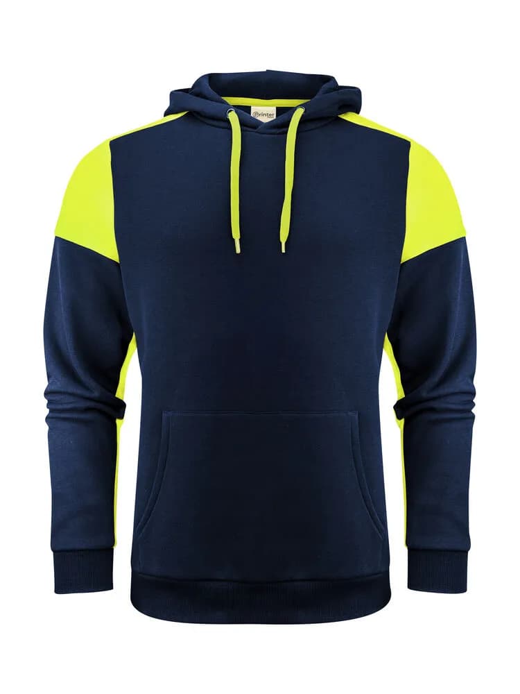 Prime  Kapuzenpullover Unisex - Marine/Neongelb