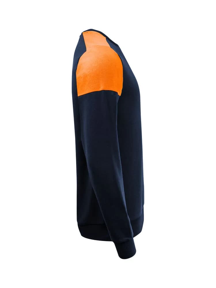 Prime Crewneck Pullover Unisex - Marine/Neonorange