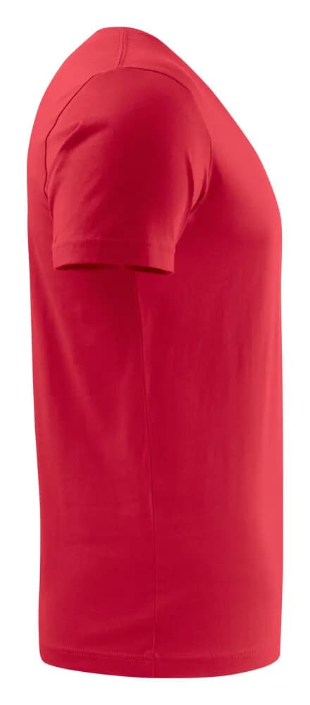 Heavy V-neck T-Shirt Herren - Rot