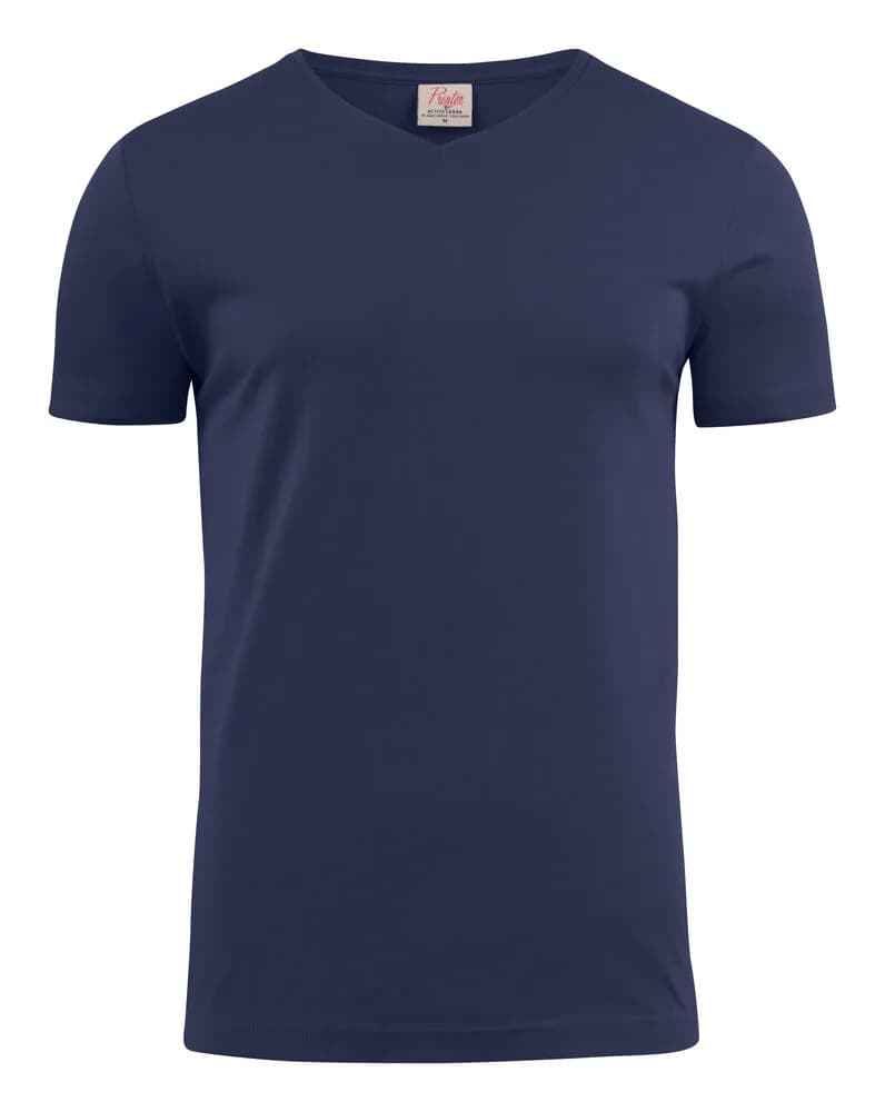 Heavy V-neck T-Shirt Herren - Marine