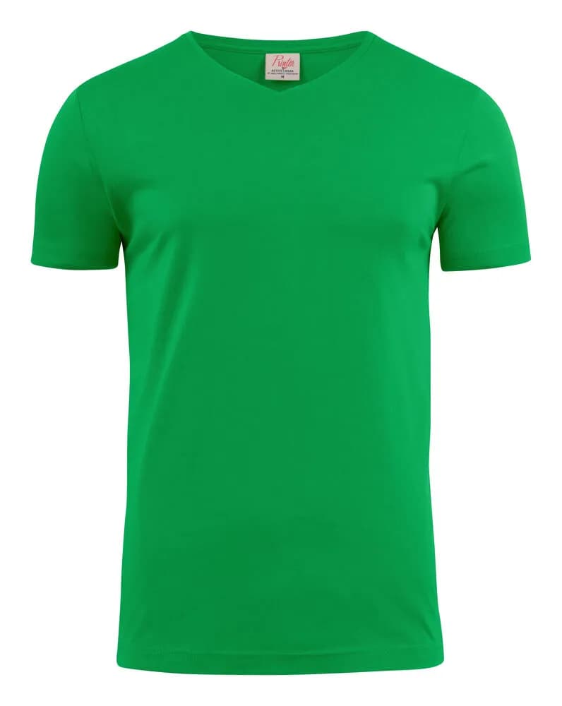 Heavy V-neck T-Shirt Herren - Grün