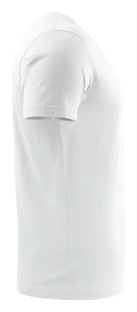 Heavy V-neck T-Shirt Herren - Weiß