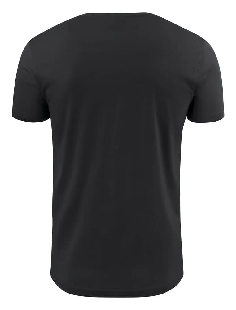 Heavy V-neck T-Shirt Herren - Schwarz