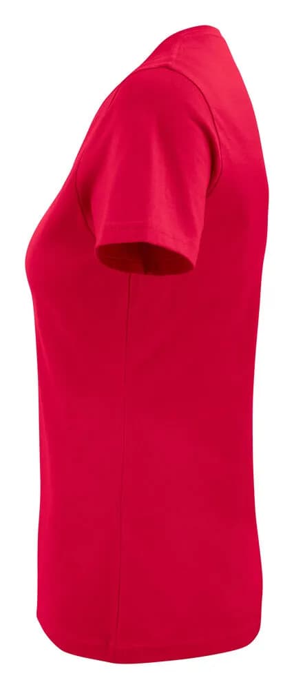 Heavy V-neck  T-Shirt Damen - Rot