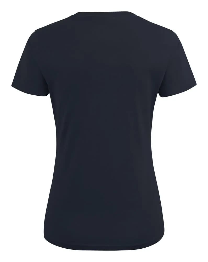 Heavy V-neck T-Shirt Damen - Dunkelmarine