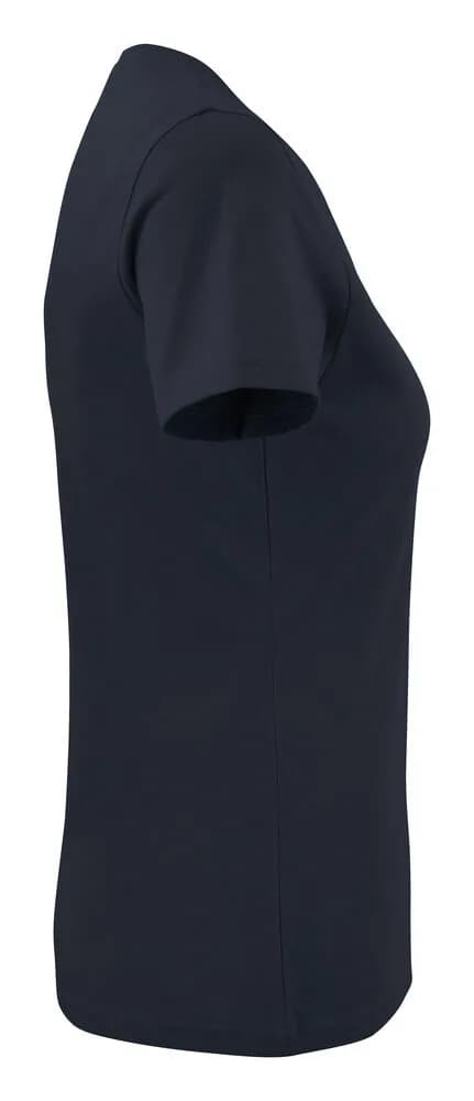 Heavy V-neck T-Shirt Damen - Dunkelmarine