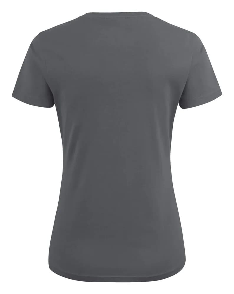 Heavy V-neck  T-Shirt Damen - Grau