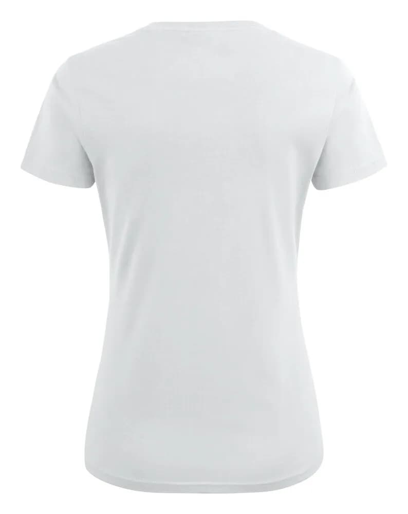 Heavy V-neck  T-Shirt Damen - Weiß