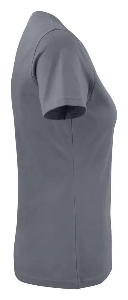 Heavy V-neck  T-Shirt Damen - Grau