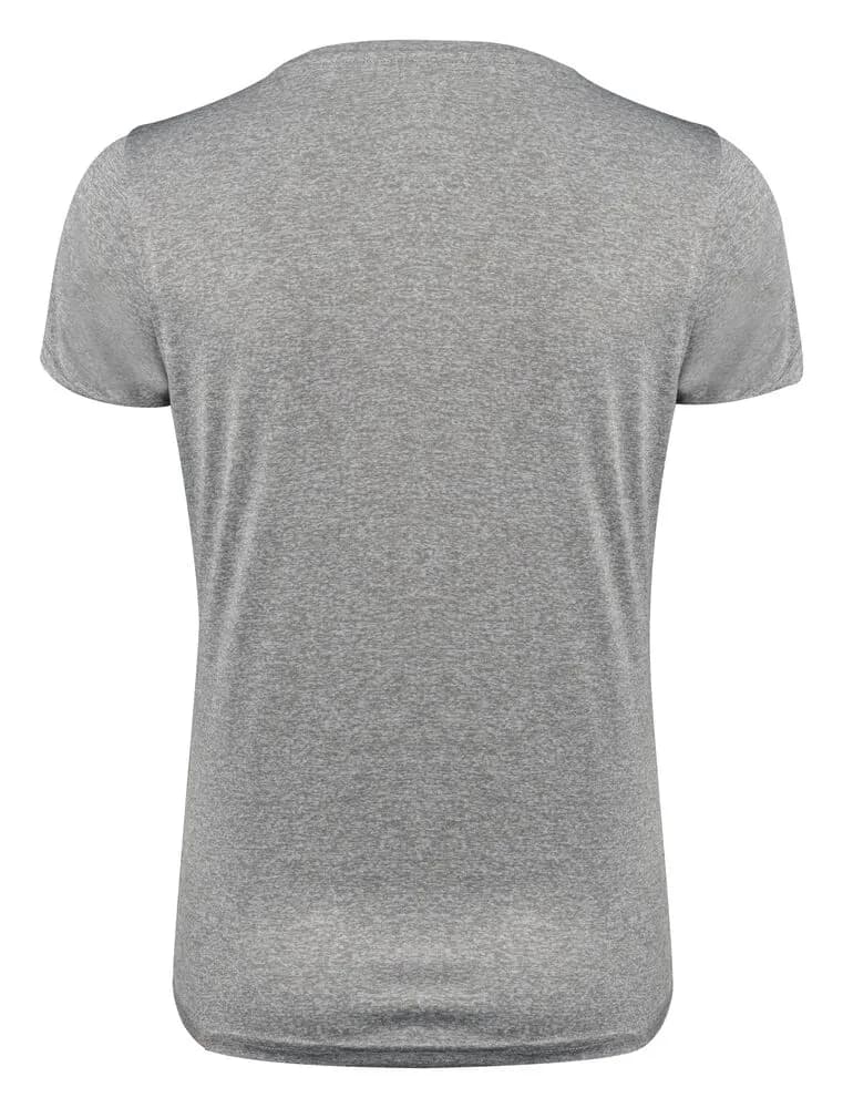 Run T-Shirt Damen - Grau Meliert